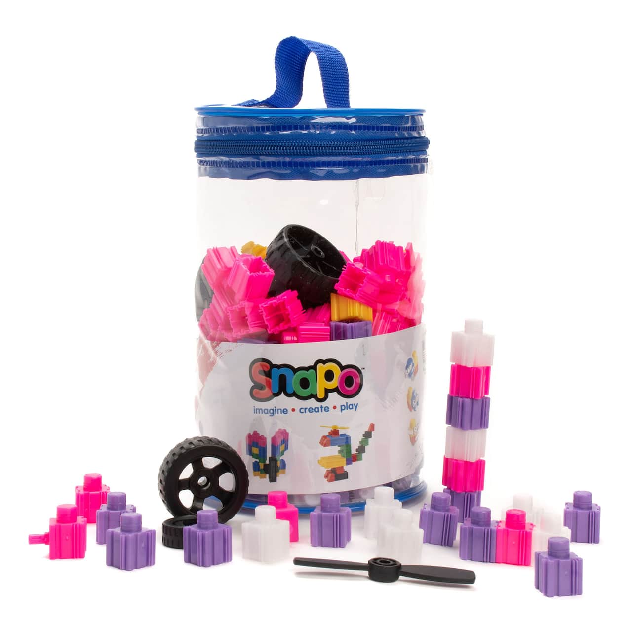 Snapo™ Jr. Assorted Building Blocks Advanced Builder Kit, 200pc.